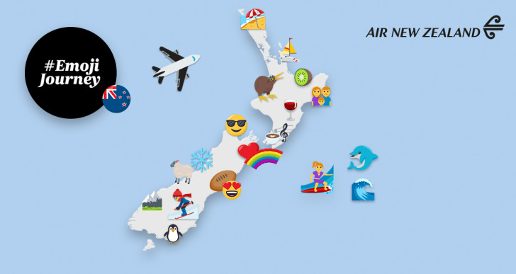 Emoji térkép készült Új-Zéland látnivalóiról