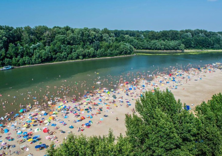 Tovább szépül a legszebb magyarországi folyómenti strand